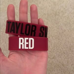 2 Taylor Swift Red Bracelets